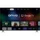 Onvo 85OVF9000U Ultra HD 4K LED televizyon, Google TV arayüzü ve ince siyah çerçevesiyle
