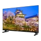Grundig 32 GKH 6500 HD Ready LED TV, siyah çerçeveli ekranında Japon tapınağı ve kiraz çiçekleri