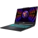 MSI Cyborg 15 A13VE-1478XTRP364 siyah oyuncu laptop, açık klavye ve RGB ışıklı ekran görünümü