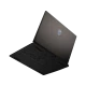 MSI Crosshair A17 HX D8WGKG-044XTR013 koyu gri oyuncu laptop açık kapak açıdan görünüm