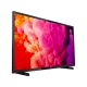 Philips 32PHS4503 HD Ready LED televizyon; siyah çerçeveli ekranda canlı renkler ve arka plan görseli.