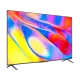TCL 55C725G Ultra HD 4K LED televizyon; canlı renkli ekranda uzay temalı görüntü, genel siyah çerçeve
