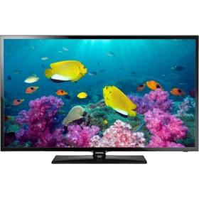 Samsung 32F5070 Full HD FHD TV, genel renkli düz ekran televizyon; canlı renklerde balık ve mercan sahnesi gösterimi