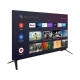 Grundig 55 GGO 9900 B Ultra HD 4K OLED televizyon, siyah çerçeveli ekranda akıllı TV arayüzüyle