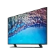 Samsung 43BU8500 Ultra HD 4K LED TV, genel renkli modern televizyon ekranında dalga görüntüsü