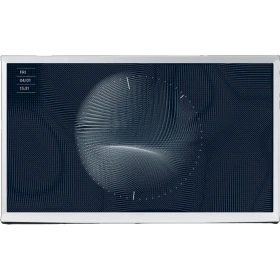 Samsung 55LS01BG QLED Ultra HD 4K televizyon, genel renkli şık ekran tasarımı ile vitrin görünümü