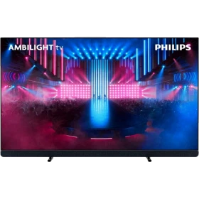 Philips 77OLED909 Ultra HD 4K OLED televizyon; Ambilight aydınlatmalı canlı renkli ekran sahnesi