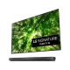 LG OLED65W8PLA Ultra HD 4K OLED televizyon; ağaç manzaralı canlı ekran, genel siyah tasarım