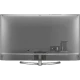 LG 65SK8100PLA Ultra HD 4K LED TV’nin arka bağlantı girişleri ve stand kısmı, gri renk detaylarıyla.
