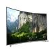Arçelik A55C 9593 5S1 Ultra HD 4K TV, kavisli ekranında dağ manzarası gösteren LED televizyon