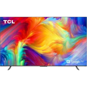 TCL 58P733 Ultra HD 4K LED televizyon, canlı renklerle Google TV arayüzlü ekran görüntüsü (genel renk).