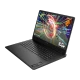 HP OMEN Gaming 17-db1022nt siyah oyuncu laptop; RGB oyun ekranı açık, klavye ve dokunmatik görünür.