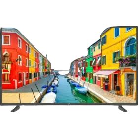 Beko B65L 8900 5A Ultra HD 4K TV, renkli kanal manzarası gösteren siyah ekranlı televizyon