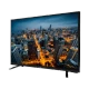 Grundig 55 VLX 8650 BP Ultra HD 4K LED televizyon, şehir manzaralı siyah ekran tasarımı