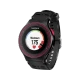 Garmin Forerunner 225 siyah aktivite saati, renkli ekranında maksimum nabız değerini gösteriyor