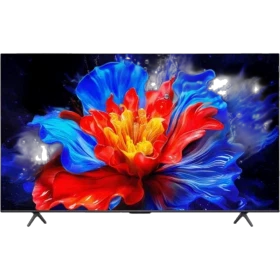 TCL 55P8K Ultra HD 4K LED televizyon; çiçek temalı canlı ekran görüntüsü, genel renk tasarımı