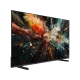 Vestel 50QT9850 Ultra HD 4K QLED televizyon, canlı renkli ekranıyla üç çeyrek açıdan görüntüleniyor