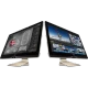 Asus Z240IEGT-GA029D masaüstü bilgisayar, iki ekran görünümünde tasarım ve video düzenleme içerikleriyle gösteriliyor
