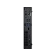 Dell OptiPlex 3070 N003O3070MFF21 masaüstü bilgisayarın siyah arka paneli ve bağlantı noktaları