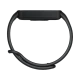 Xiaomi Smart Band 9 Active siyah akıllı bileklik, ince ekran gövdesi ve ayarlanabilir kayışıyla önden görünüm