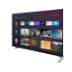 Grundig Frankfurt 32 GGH 6970 B HD Ready LED TV, siyah çerçeveli ekranında akıllı TV menüsü gösteriyor