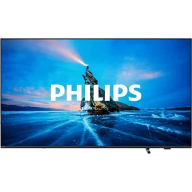 Philips 55PML8709 Ultra HD 4K LED televizyon ekranda gün batımı sahnesi, genel renkli vitrin ürünü