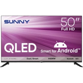 Sunny SN50QFPRL-A14S 50 inç Full HD QLED Android Smart TV, önden görünüm