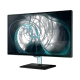 Samsung T24D390 Full HD FHD TV, genel renkli düz ekran üzerinde soyut mavi ışık efektleri