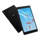 Lenovo Tab 4 Plus 8 inc siyah uygun fiyatlı tablet, uçaklı ekran görüntüsü ile ön ve arka görünüm