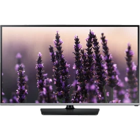 Samsung 40H5090 Full HD FHD TV, ekranında mor lavanta çiçekleri görünen vitrin ürünü