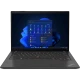 Lenovo ThinkPad T14 G6 21QC00CKTX gri iş ve ofis laptopu, açık ekranda önden görünüm