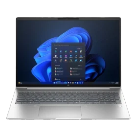 HP ProBook 4 G1iR 16 C8KE7AT ultrabook, gümüş laptop; Windows arayüzlü açılış ekranı görünüyor
