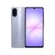 Samsung Galaxy A07 mor akıllı telefon, çift arka kamera ve geniş ekranlı ön yüz tasarımıyla önden ve arkadan görünüm