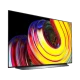 LG OLED55CS6LA Ultra HD 4K OLED televizyon, renkli spiral desenli ekrana sahip siyah çerçeveli model