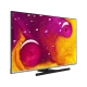 Vestel 43Q9700TT Ultra HD 4K QLED televizyon, renkli ekranı ve ayaklı ince tasarımıyla önden görünüm