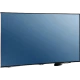 Vestel 55CA9500 Ultra HD 4K siyah LED televizyon, ince çerçeveli ekranıyla önden görünüm