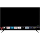 Vestel 65U9510 Ultra HD 4K TV, siyah LED televizyon ve ekranda akıllı TV uygulama menüsü