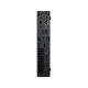 Dell OptiPlex 3070 N003O3070MFF21 masaüstü bilgisayarın siyah arka paneli ve bağlantı noktaları