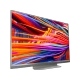 Philips 65PUS8503 Ultra HD 4K LED televizyon; canlı renkli çizgilerle görünen genel siyah ekran ekran paneli