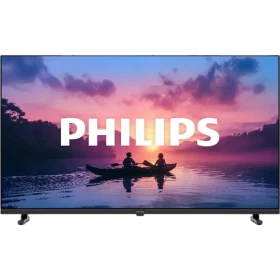 Philips 32PHS6000 HD Ready LED televizyon, gün batımı manzaralı ekran, genel siyah tasarım