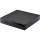 Asus Minipc PB50-BR072MD siyah masaüstü bilgisayar, önden bağlantı noktaları görünümüyle sergileniyor