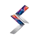 Casper Nirvana S100.1342-AV00A-G-F gri iş ve ofis laptopu, açılmış ekran ve klavye görünümü