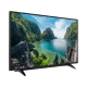 Beko B55L 8740 5B Ultra HD 4K TV, siyah çerçeveli ve doğa manzarası görüntüsü ekranda