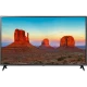 LG 49UK6200PLA Ultra HD 4K LED televizyon, genel renkli şık tasarım ve kumsal manzaralı ekranı gösterir