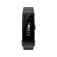 Huawei TalkBand B3 Lite siyah akıllı bileklik, dikey ekranında saat ve bildirim simgeleriyle gösteriliyor.