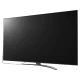 LG 75SM9000PLA 75 inç Ultra HD 4K LED televizyon, genel siyah tasarım ve düz ekran görünümü