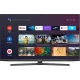 Grundig Miami 65 GGU 9765 A Ultra HD 4K LED televizyon, akıllı TV menüsü açık siyah ekranlı.