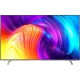 Philips 75PUS8807 Ultra HD 4K LED televizyon, genel renk, soyut renkli ekran deseniyle önden görünümlü