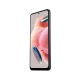 Xiaomi Redmi Note 12 siyah akıllı telefon, ince çerçeveli ekran ve delikli ön kamera tasarımıyla önden görünüm