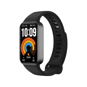 Xiaomi Smart Band 11 Active siyah akıllı bileklik, renkli ekranı ve ayarlanabilir kordonuyla önden görünüm